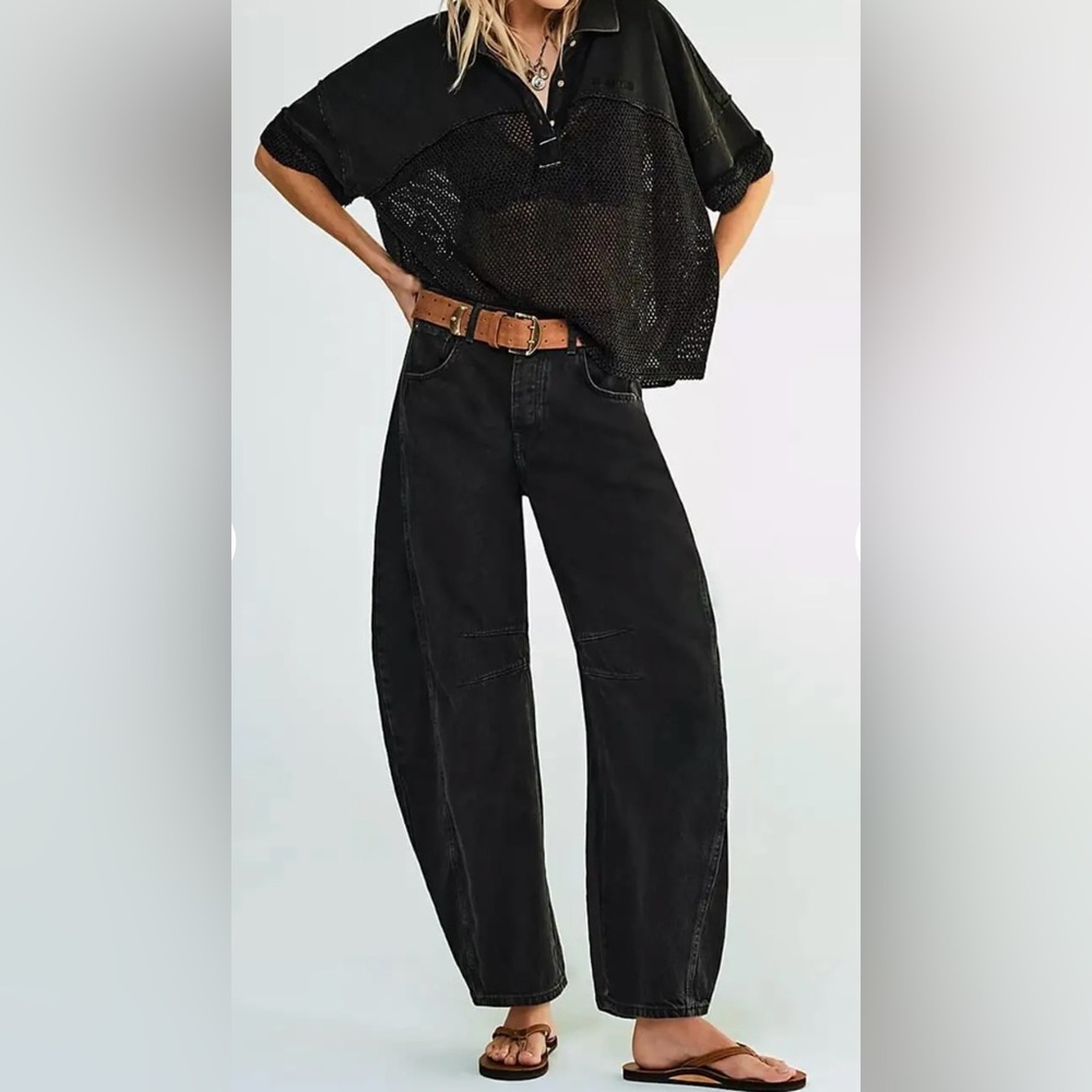 NWT Women's Black Boyfriend Jeans - Relaxed Casual Fit